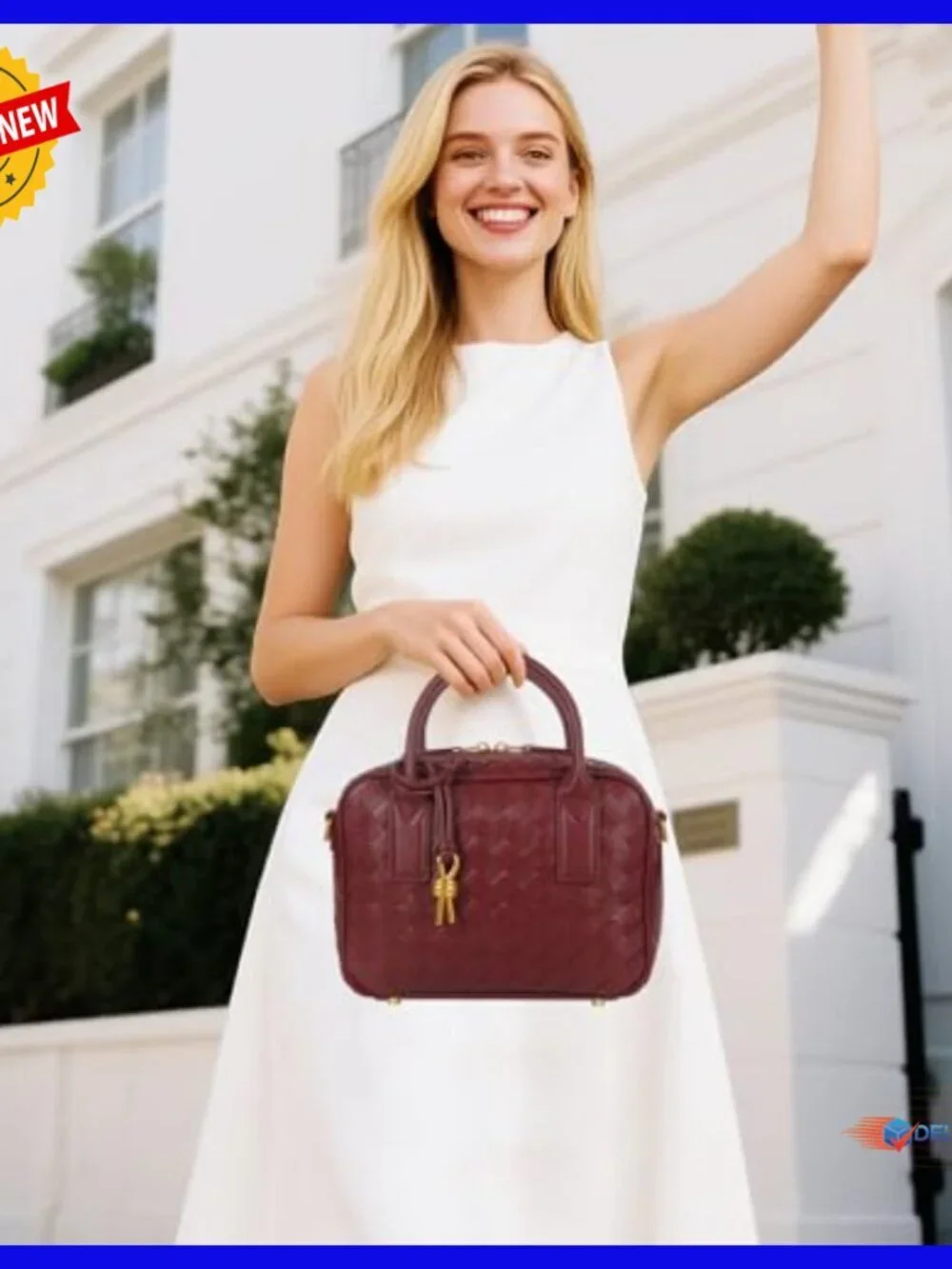 Handmade Woven Leather Hobo Bag with Adjustable Crossbody Strap